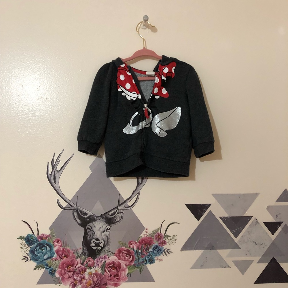 H&M | Minnie Mouse Hoodie Sweater sz 9-12m